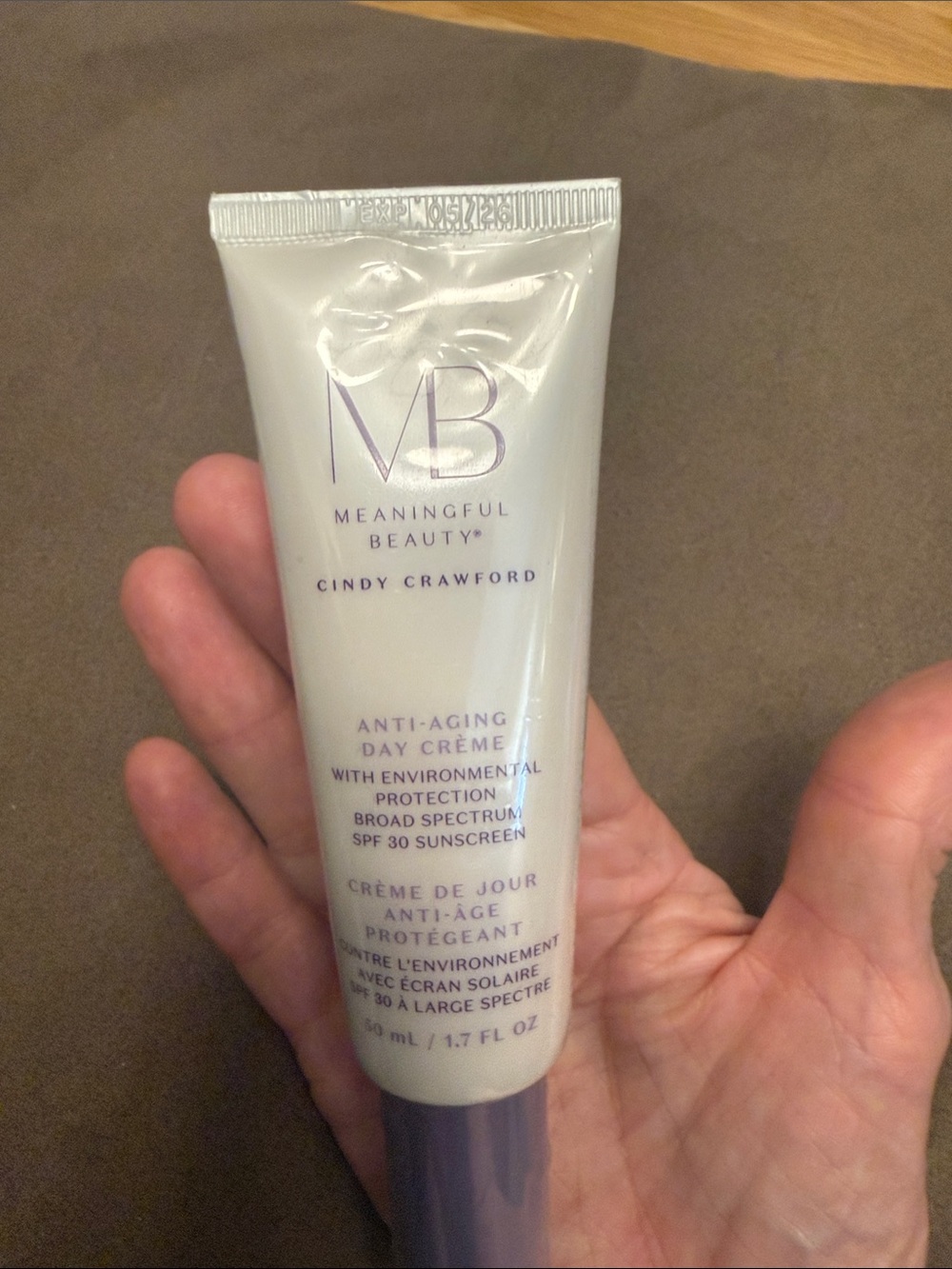 Meaningful Beauty Day Crème Tube - White & Purple
